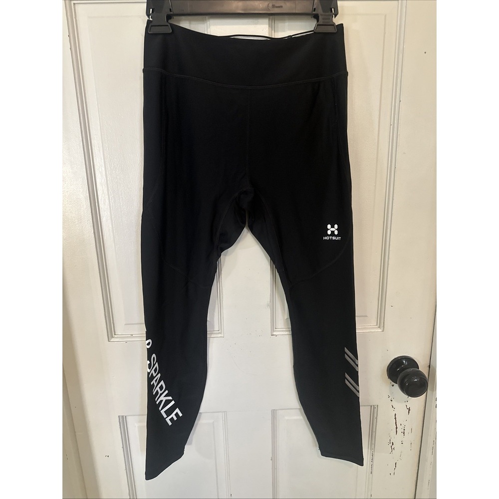 HOTSUIT Pants Women's, Sz Small , Black. Sauna, Weight Loss, Sweat,  Workout.